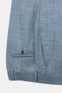 Man's sky blue suit mixed wool