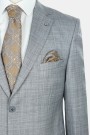 Man's grey suit mixed wool