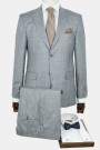 Man's grey suit mixed wool Man's grey suit mixed wool