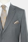 Man's grey suit mixed wool