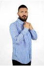 Ανδρικό μπλε πουκάμισο  