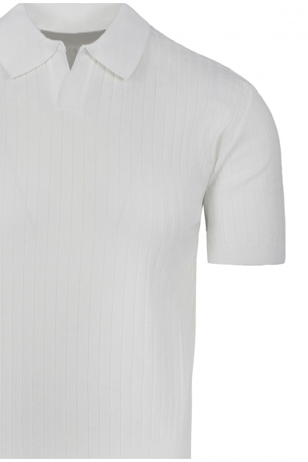 Ανδρική off white μπλούζα polo