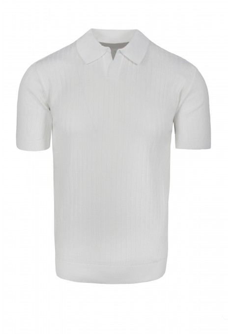 Ανδρική off white μπλούζα polo