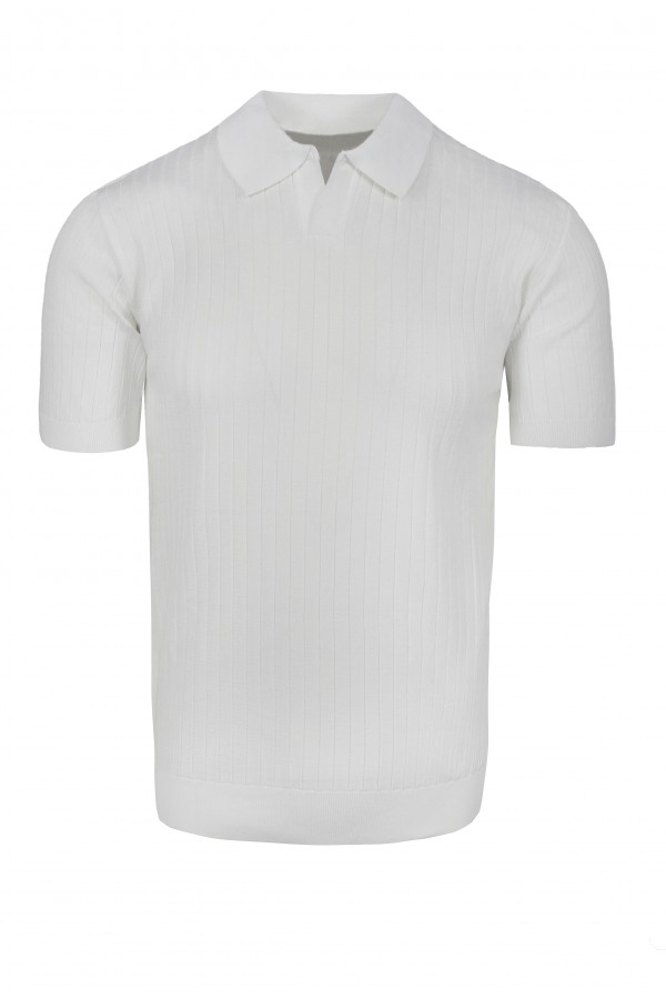 Ανδρική off white μπλούζα polo Ανδρική off white μπλούζα polo