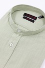 Man's veraman shirt with stand-up collar