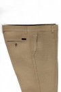 Ανδρικό καφέ παντελόνι τύπου τσίνο slim fit