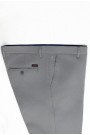 Ανδρικό γκρι παντελόνι τύπου τσίνο slim fit