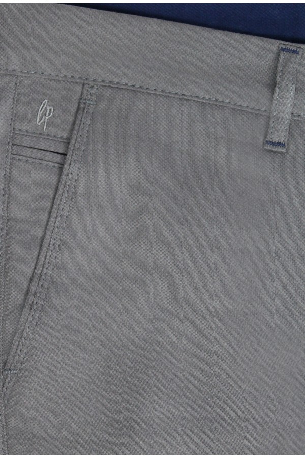 Ανδρικό γκρι παντελόνι τύπου τσίνο slim fit