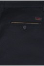 Ανδρικό σκούρο μπλε παντελόνι τύπου τσίνο slim fit