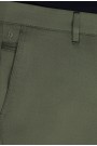 Ανδρικό χακί παντελόνι τύπου τσίνο slim fit
