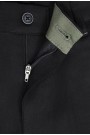 Ανδρικό μαύρο παντελόνι τύπου τσίνο slim fit