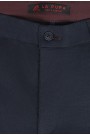Ανδρικό σκούρο μπλε παντελόνι τύπου τσίνο slim fit 