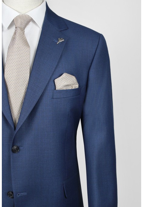 Man's dark blue suit mixed wool