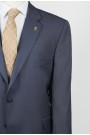 Ανδρικό μπλε κοστούμι mixed wool