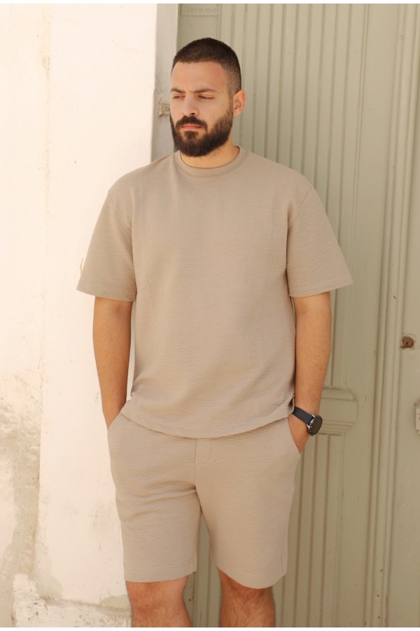 Men's Beige Shorts
