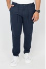 Man's dark blue linen pants