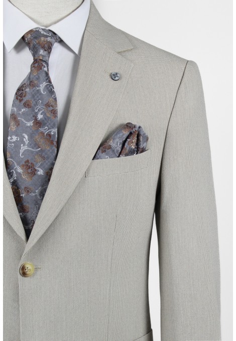 Man's beige suit 
