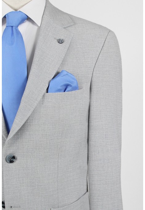 Man's light grey suit  