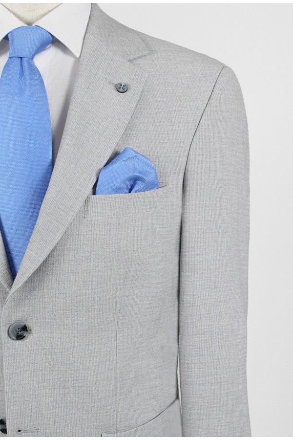Man's light grey suit  