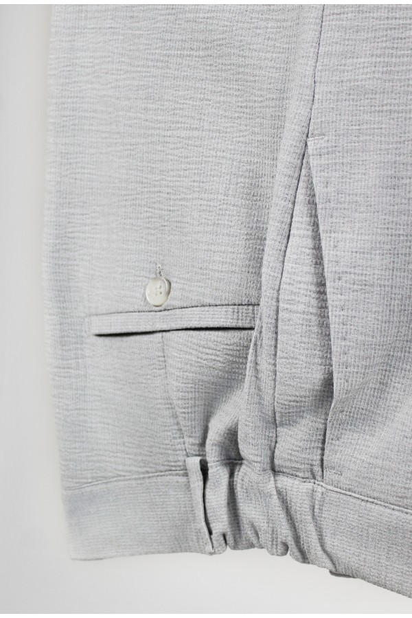 Man's light grey suit  