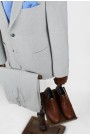 Man's light grey suit  