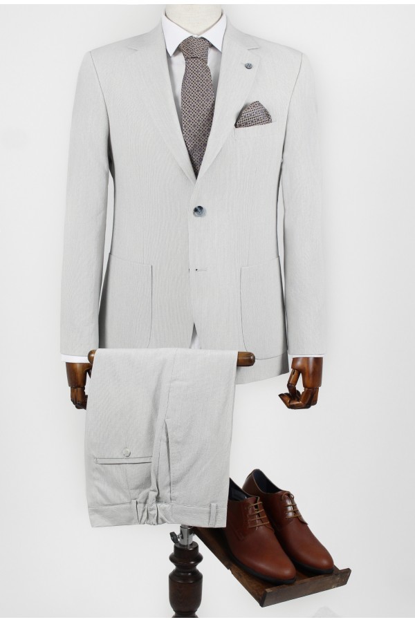 Man's light grey suit Man's light grey suit