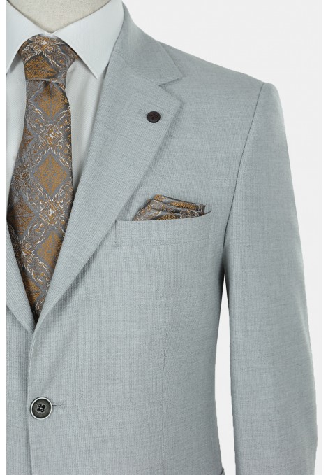 Man's light grey lightweight suit  