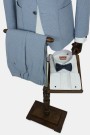 Man's sky blue lightweight suit  