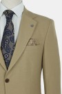 Man's dark beige lightweight suit  