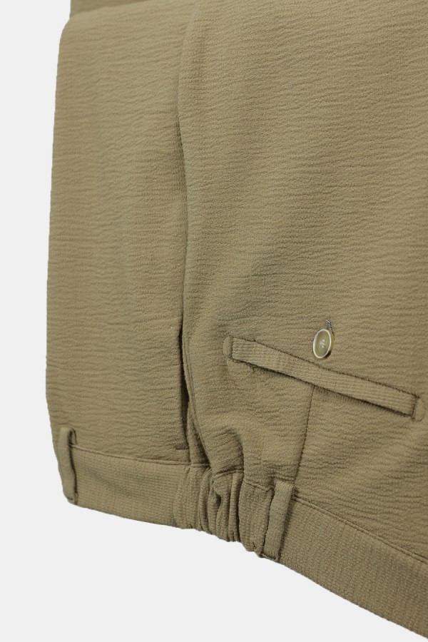 Man's dark beige lightweight suit  