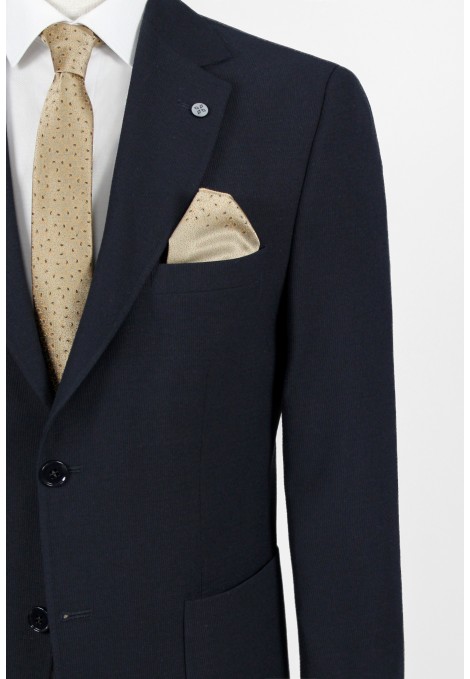 Man's dark blue suit  