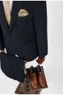 Man's dark blue suit  