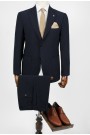 Man's dark blue suit Man's dark blue suit