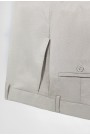 Man's beige suit mixed wool