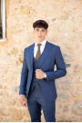 Man's Blue suit with texture weave Man's Blue suit with texture weave