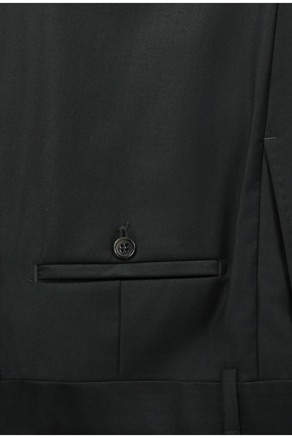 Ανδρικό σκούρο πράσινο κοστούμι mixed wool