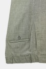 Man's olive green suit mixed wool