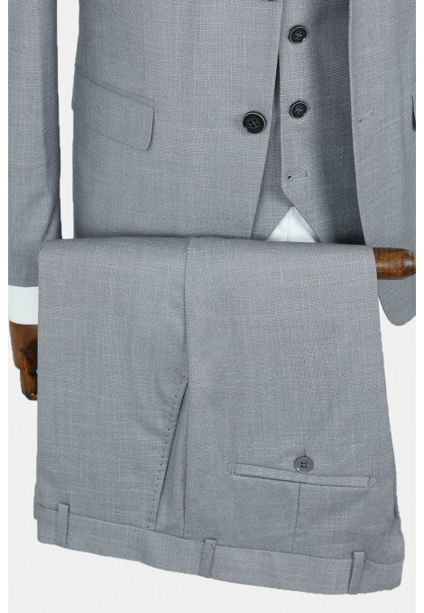 Man's grey mixed wool suit