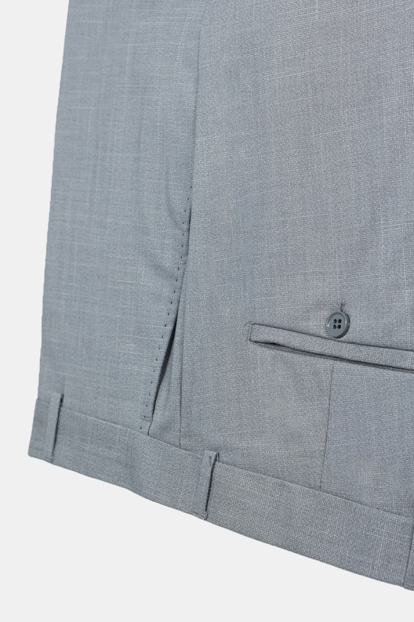 Man's grey mixed wool suit