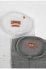 Man's white linen shirt mao 