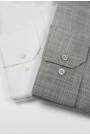 Man's white linen shirt mao 