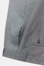 Man's grey mixed wool suit with textured weave