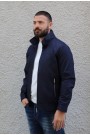 Ανδρικό σκούρο μπλε μπουφάν