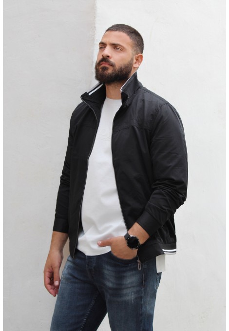 Ανδρικό μαύρο μπουφάν