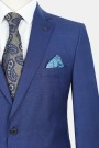 Man's blue suit mixed wool