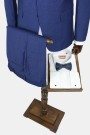 Man's blue suit mixed wool