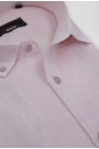 Man's pink linen shirt    