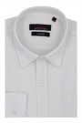  Ανδρικό λευκό  λινό πουκάμισο slim fit