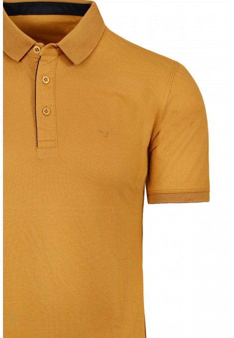 Ανδρική καμελ μπλούζα polo