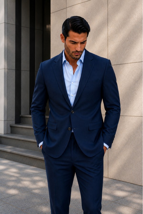 Men's dark blue Suit